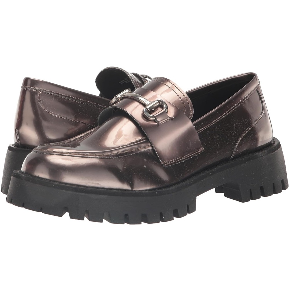 Steve Madden Women's Lando Loafer in Pewter Size 9